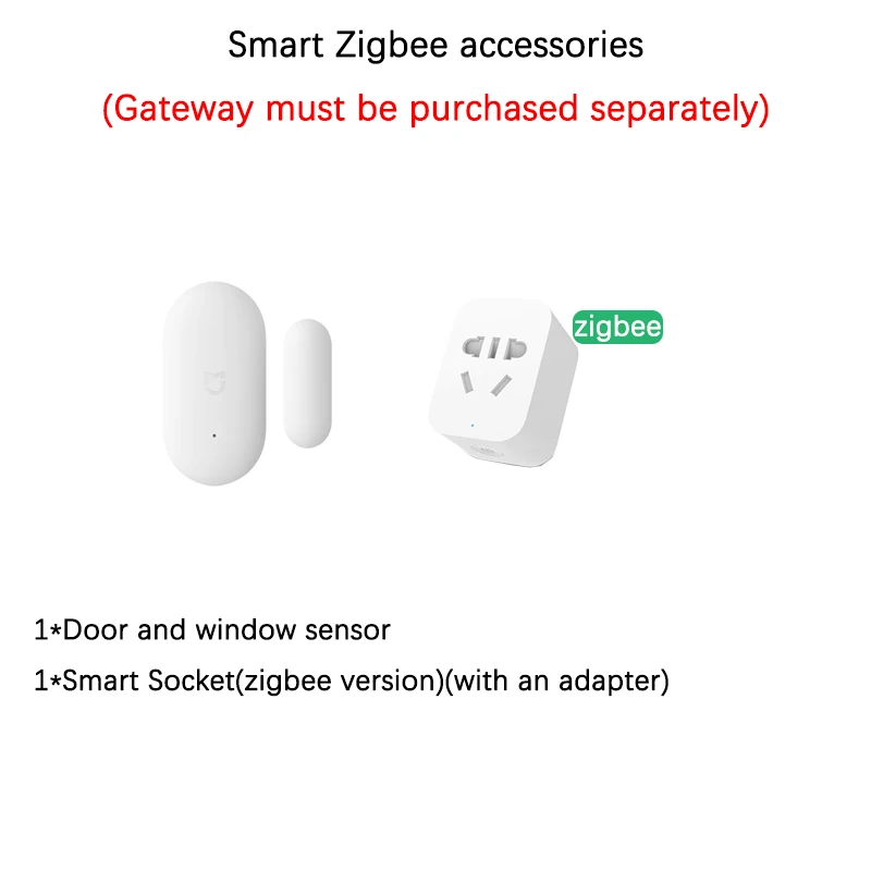Zigbee accessories-F Xiao mi jia Многофункциональный шлюз 2 Xiao mi умный дом Zigbee WiFi умные устройства mi Home приложение пульт дистанционного управления RGB Ночной светильник - Цвет: Zigbee accessories-F