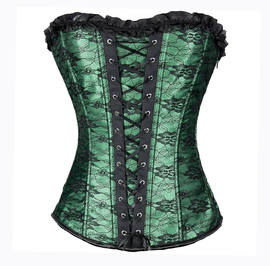 Кружевной Корсет + юбка сексуальный женский корсет и женская одежда для клуба
