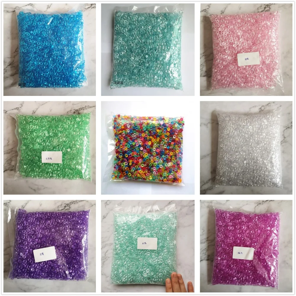 Красочные Плоские бусины 500 г прозрачные клейкие аксессуары игрушка DIY ручной