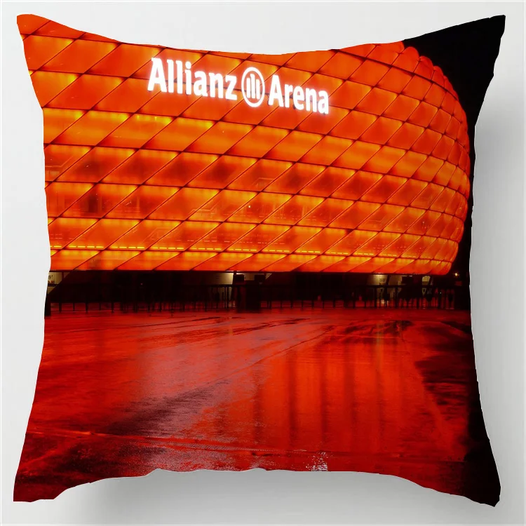 Роскошный чехол с принтом забавные декорации светильник футбольное поле Allianz Arena