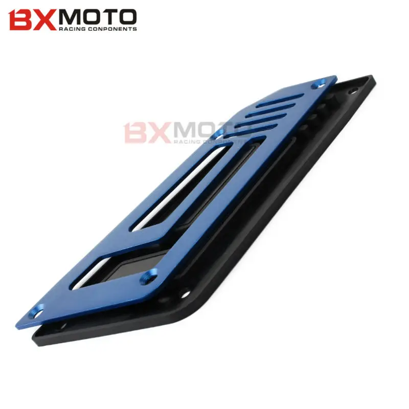 Синий один комплект передняя и задняя Подножка для мотоцикла ступенчатые