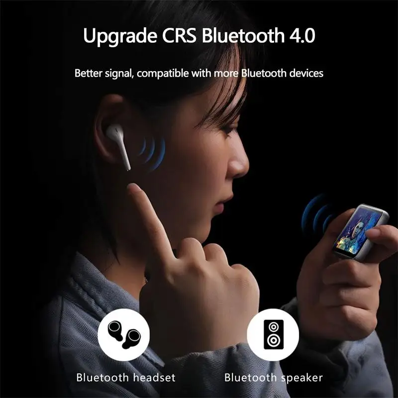 Мини плеер Bluetooth4.2 MP4 с металлическим сенсорным экраном HIFI без потерь звука