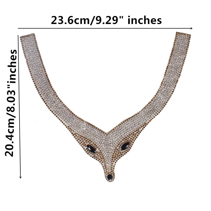 1 шт лисы Горячая фиксация Стразы декольте железа на Стикеры s бусы с украшением в