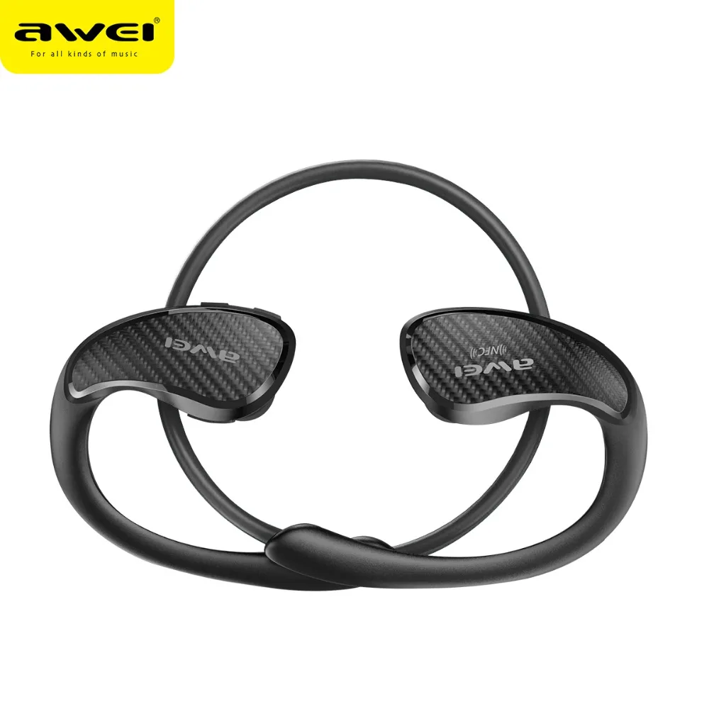 Новый Awei A881BL NFC bluetooth наушники IPX4 f водонепроницаемый Беспроводные подключения
