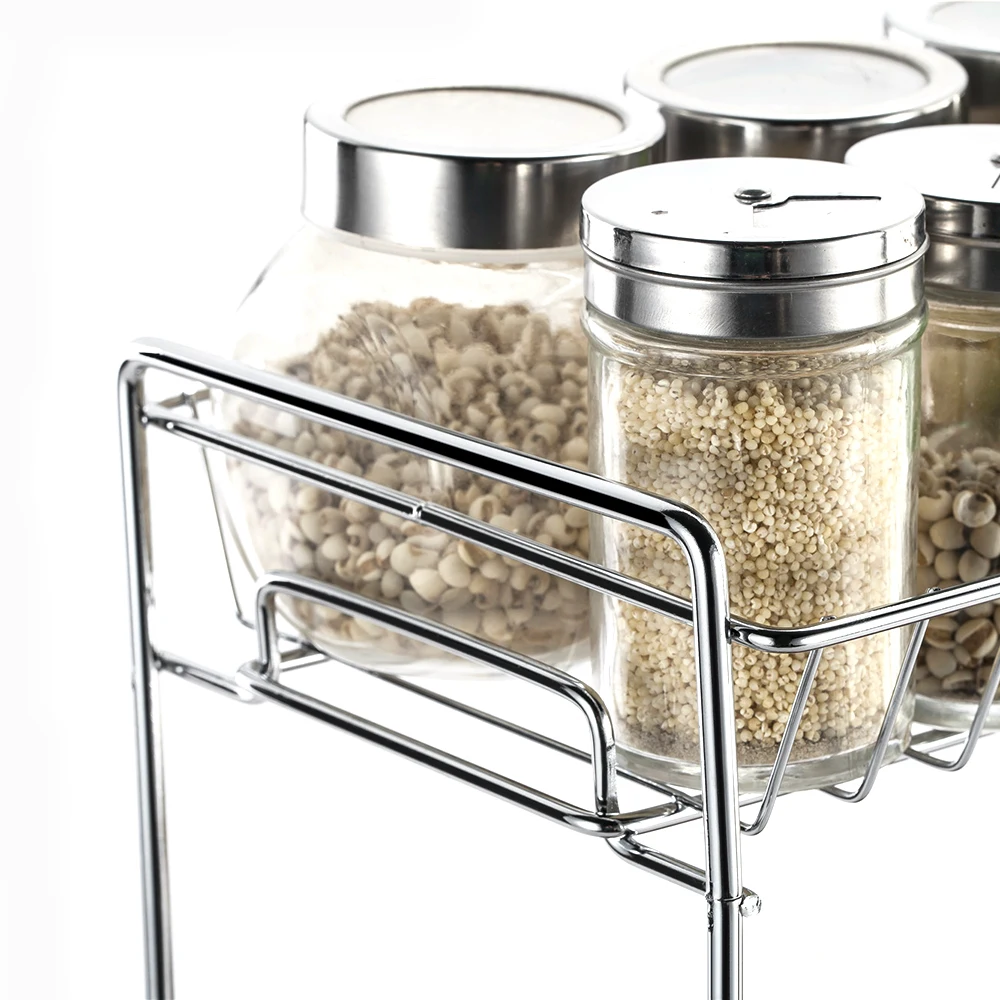 Кухонный органайзер стойка для специй 2 ярусная Рабочая поверхность кухни и