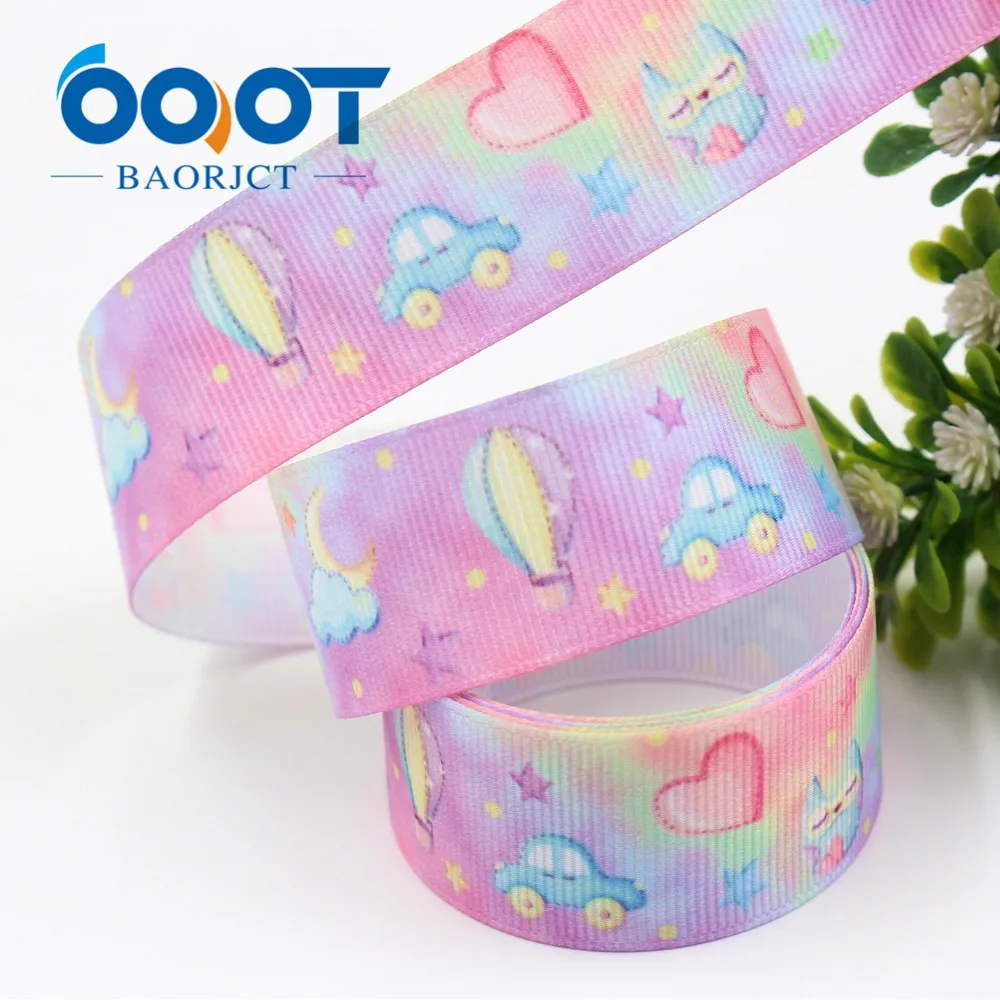 OOOT BAORJCT I-19308-552 25 мм 10 ярдов мультфильм термотрансферные печатные корсажные ленты, лук кепки DIY аксессуары украшения