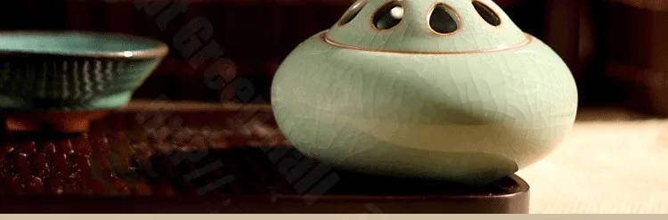 Longquan Celadon латунь керамика фарфор ладан плита держатель Будды курильница ладан палочки с ладаном катушки конусов печи