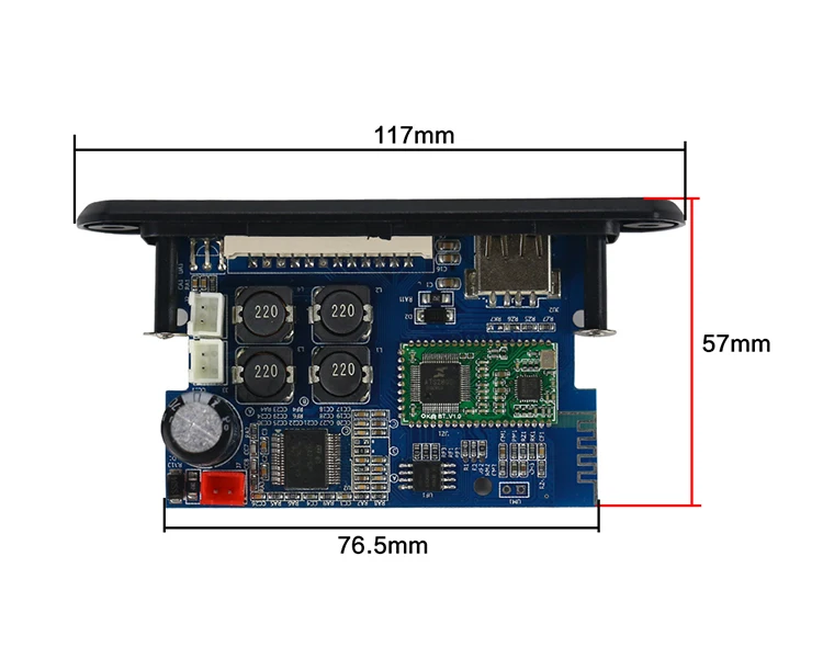 TDA7492P 25 Вт+ 25 Вт Bluetooth усилитель доска+ MP3 декодер доска WAV APE без потерь аудио USB TF AUX DC12V-24V