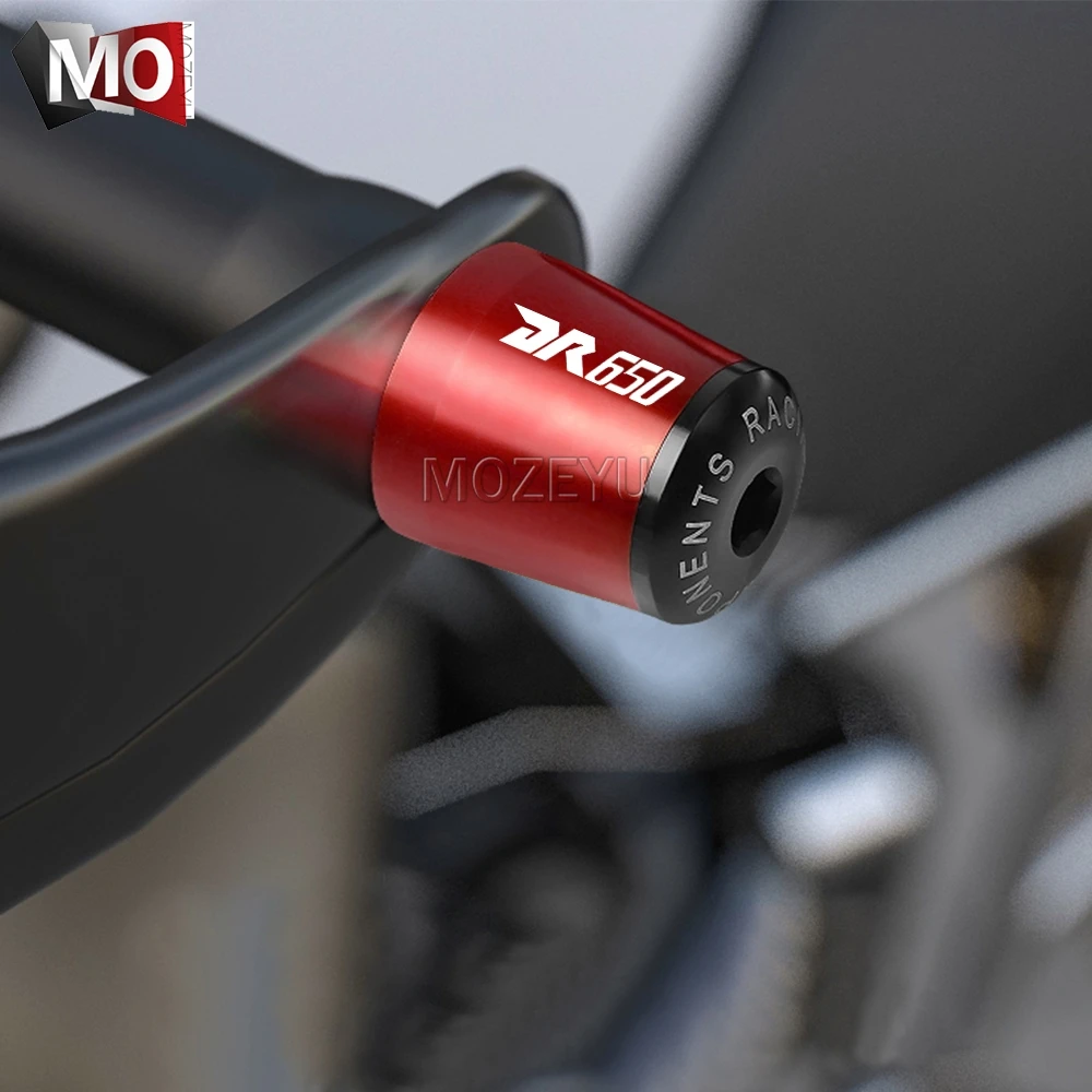 Мотоциклетные ручки 1/4 "22 мм руль руля ручка Торцевая Крышка для SUZUKI DR650 DR 7/8 S / SE