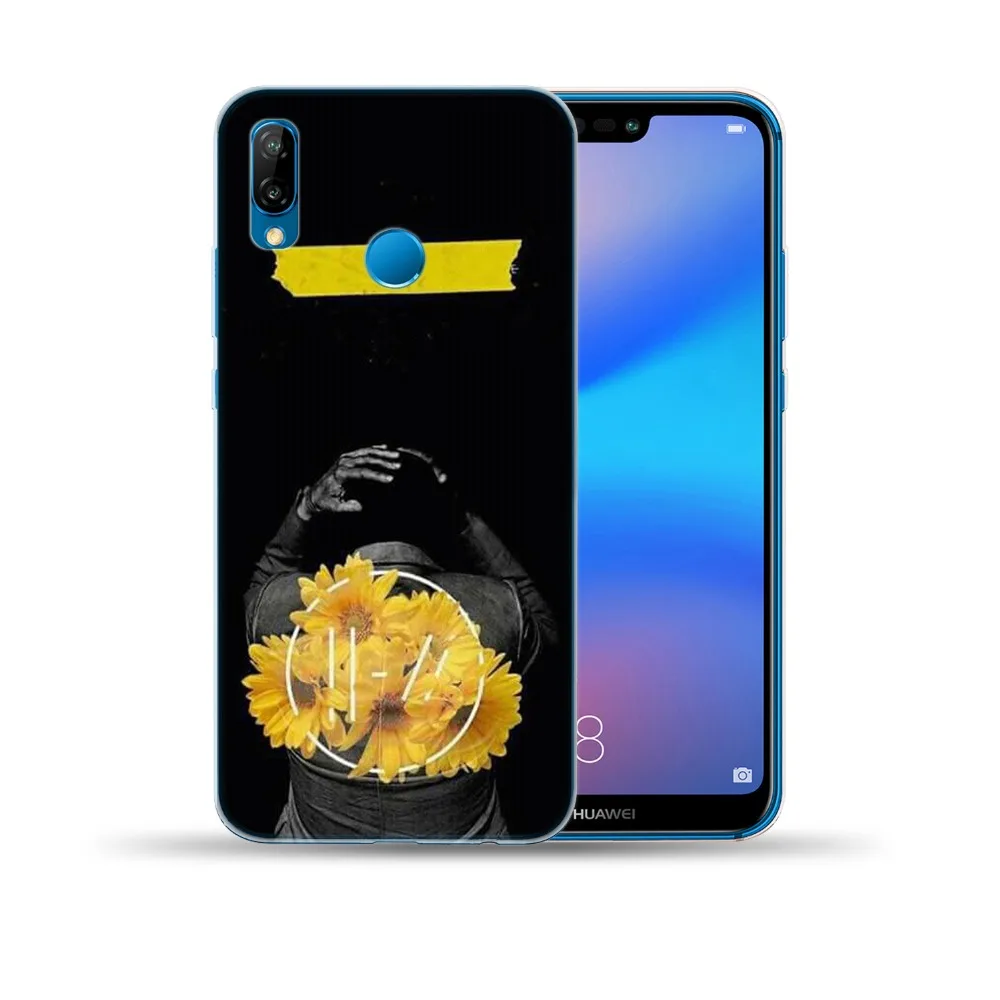 Мягкий ТПУ чехол Twenty One Pilots 21 для Huawei P8 P9 P10 P20 Lite P30 Pro силиконовый Capa Mate 10 20