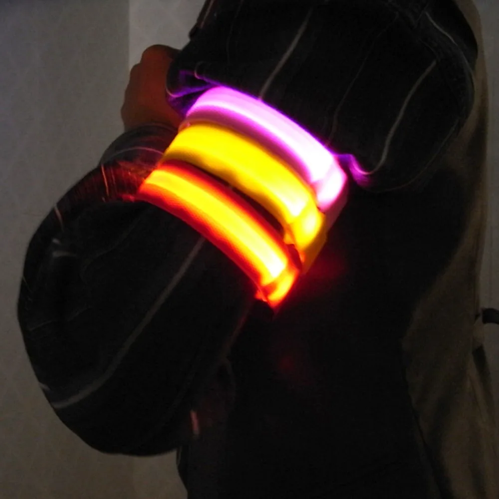 Спорта на открытом воздухе ночь светильник Безопасность бег нарукавник со ноги