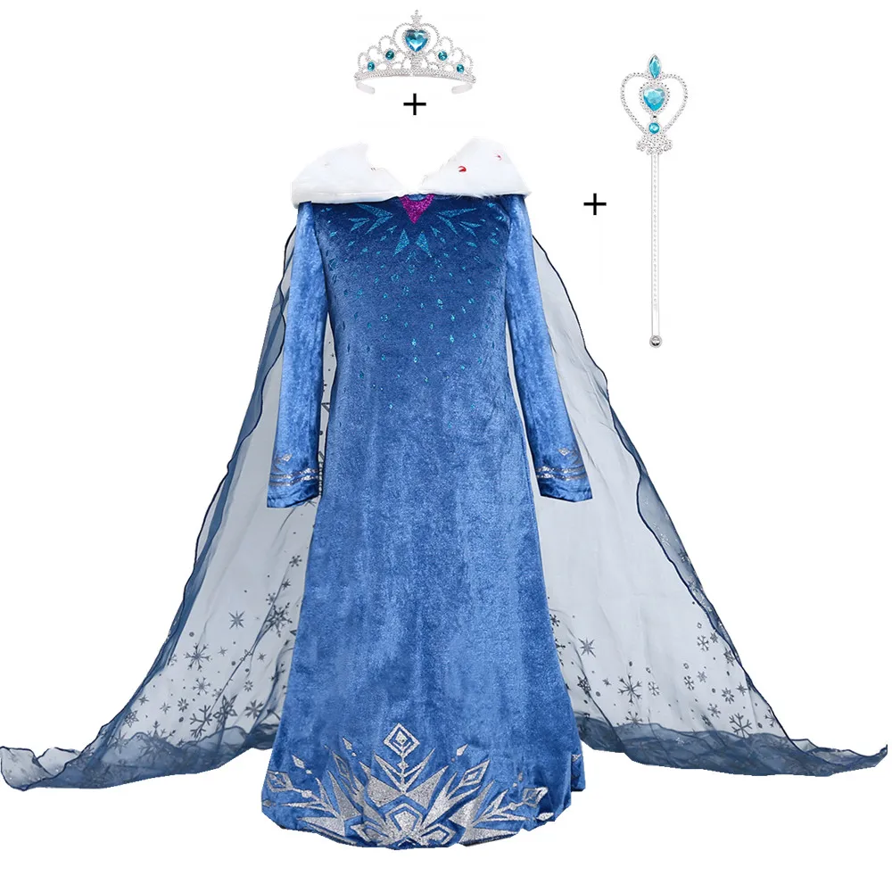 Детское платье принцессы Анна Эльза для девочек|princess cosplay|elsa dress cosplaydress cosplay |