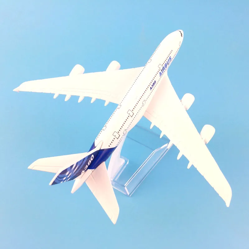 Бесплатная доставка 16 см AIRBUS A380 AIRLINES модель самолета из металлического сплава