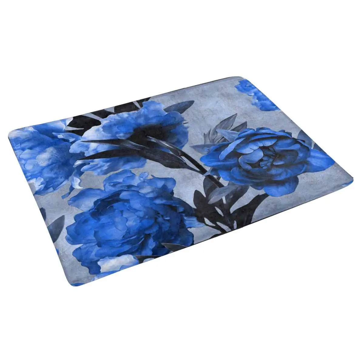 Art Vintage Monochrome Floral Doormat Indoor Entrance Rug Floor Mats Shoe Scraper Door Mat Non-Slip Home Decor Rubber Backing | Дом и сад