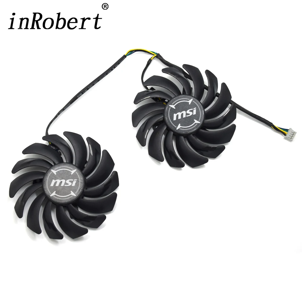 

New 87MM PLD09210B12HH 4Pin Cooler Fan For MSI ARMOR RX470 RX 480 RX570 RX580 Graphics Video Card Cooling Fans