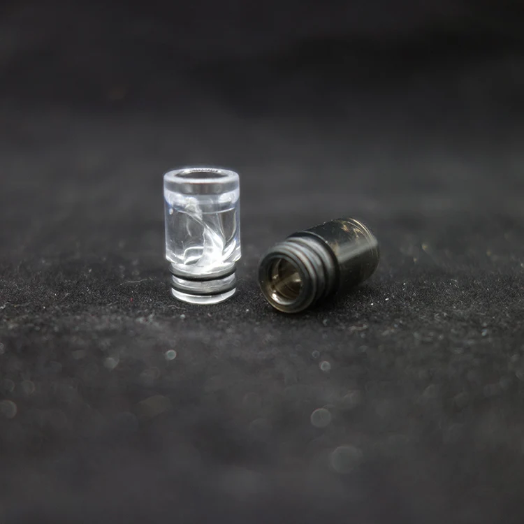 1 шт., прозрачный 510 mtl капельный наконечник, мундштук, спиральный противоскользящий дизайн для ego aio vape tank