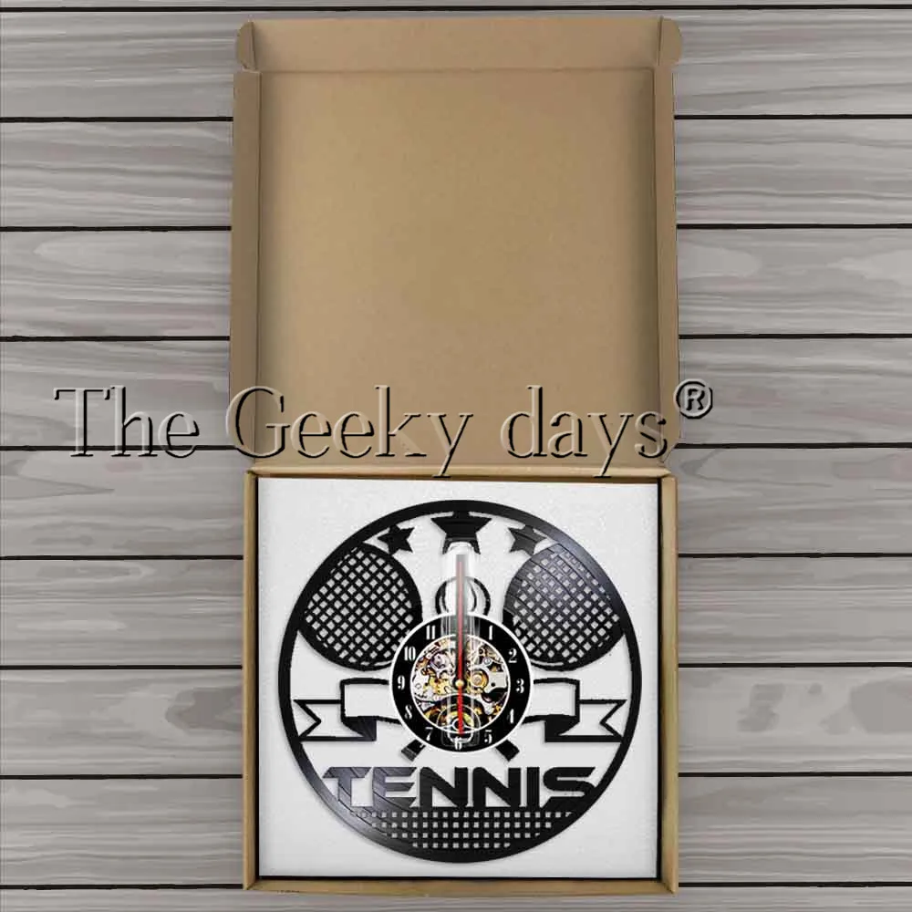 Настенные часы для настольного тенниса современный дизайн спортивные настенные