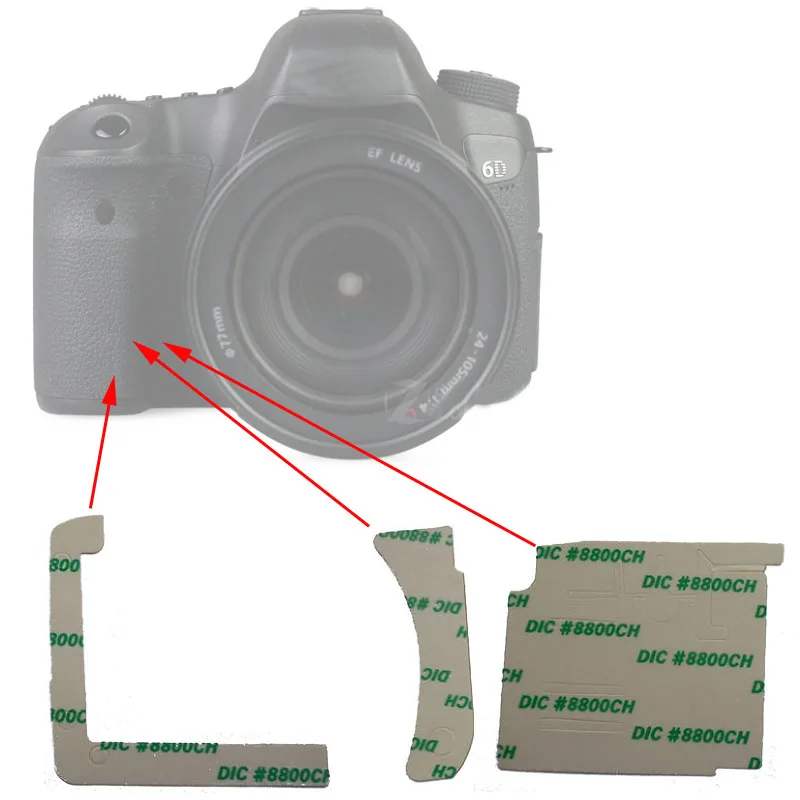 rubber double-sided adhesive-3M-adhesive tape camera special maintenance Adhesive For canon 5D2 5D3 6D | Электроника