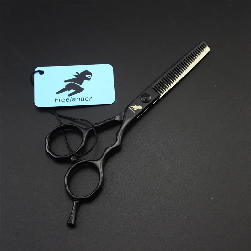 Freelander 5.5 inch Black Professional Hairdressing Scissors Cutting/Thining Set Titanium Salon Hot Shears Barber-Shop-Supplies | Красота и