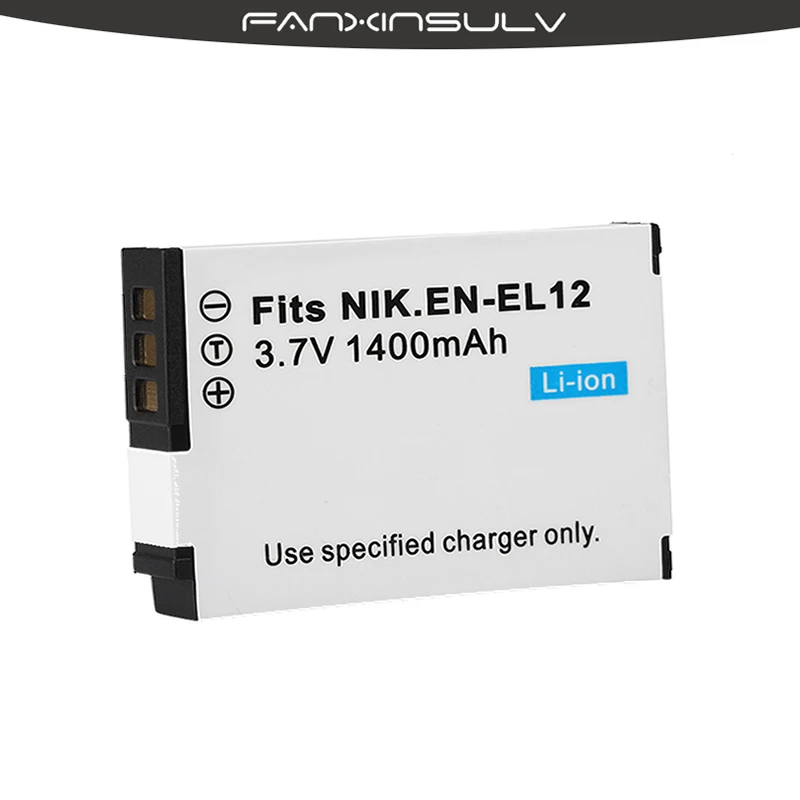 2 EN-EL12 ENEL12 RU EL12 Камера батареи+ 2 Батарея casefor Nikon S9900 S9700 AW120 S9500 AW110 S70 A900 S8200 AW130S P340 S70