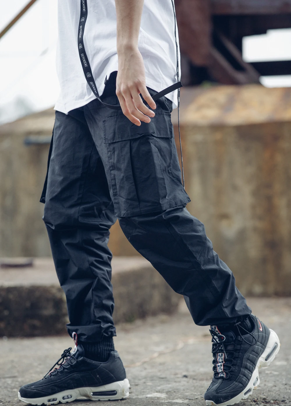 High quality 2018 Vintage new hiphop Fashion Trousers clothing bottoms jogger Cargo pants Camo Army Green Sportswear |