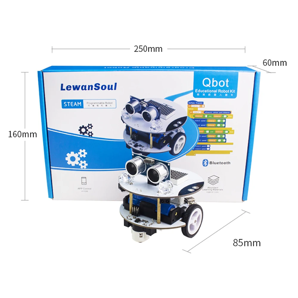 Робот Arduino скретч DIY Qbot Программирование интеллектуального пульта