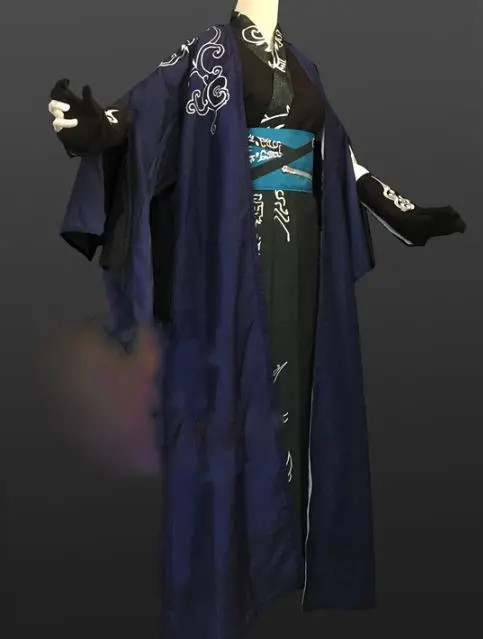 Bian Luo Heng Mobile Game The Legend of Sword and Fairy VI Original Cos мужской костюм с черной печатью