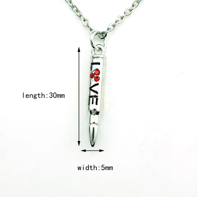 JINGLANG новые модные Кулоны ожерелье красный карандаш для нанесения страз Подвески