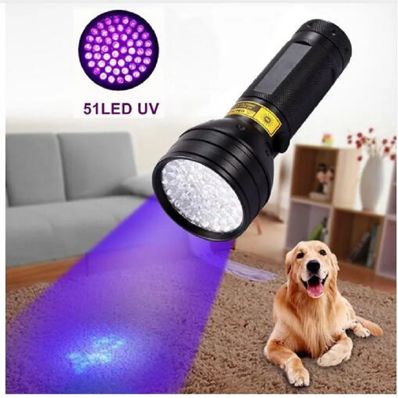 

AloneFire 51 LED UV Light 395-400nm LED UV Flashlight torch