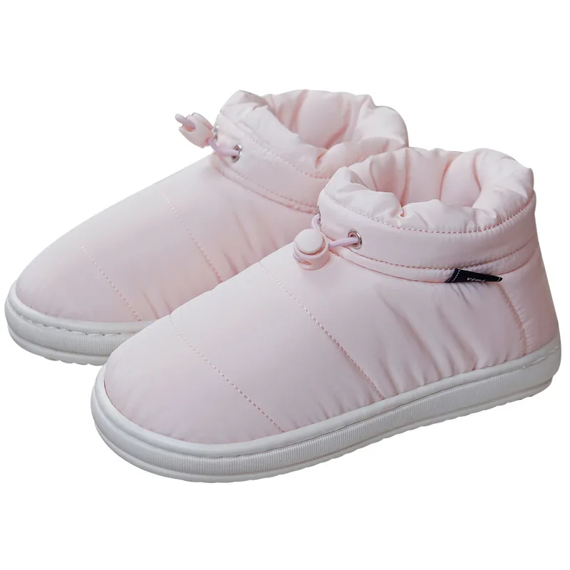 2018 new waterproof down cotton shoes indoor and outdoor home couple slippers female | Обувь