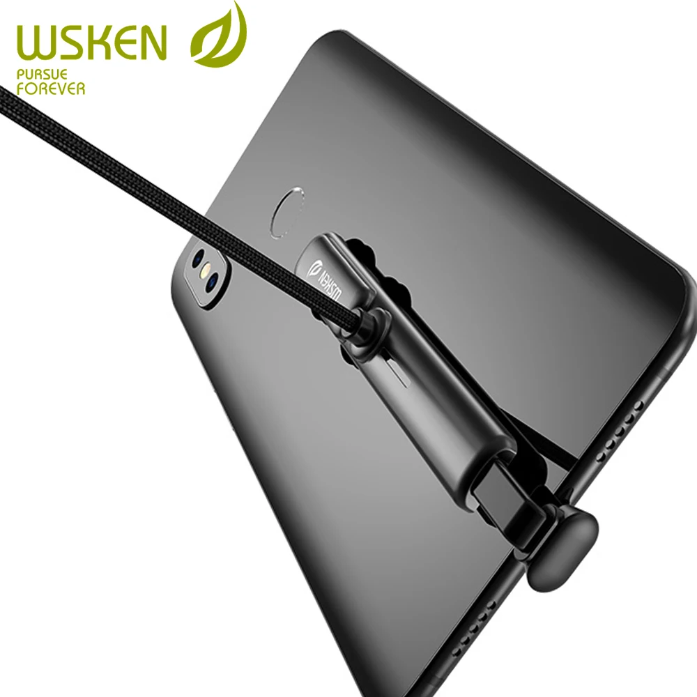 WSKEN usb type C кабель для зарядки телефона для samsung Hauwei Xiaomi USB C кабель для зарядки мобильного телефона провод, usb-кабель