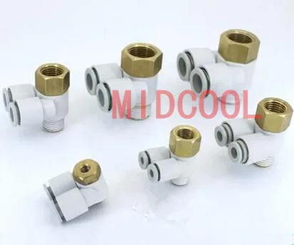 Высокое качество подгонки KQ2Z04-01S OD 4 мм резьба Rc 1/8 двуглавый Шестигранной разъем