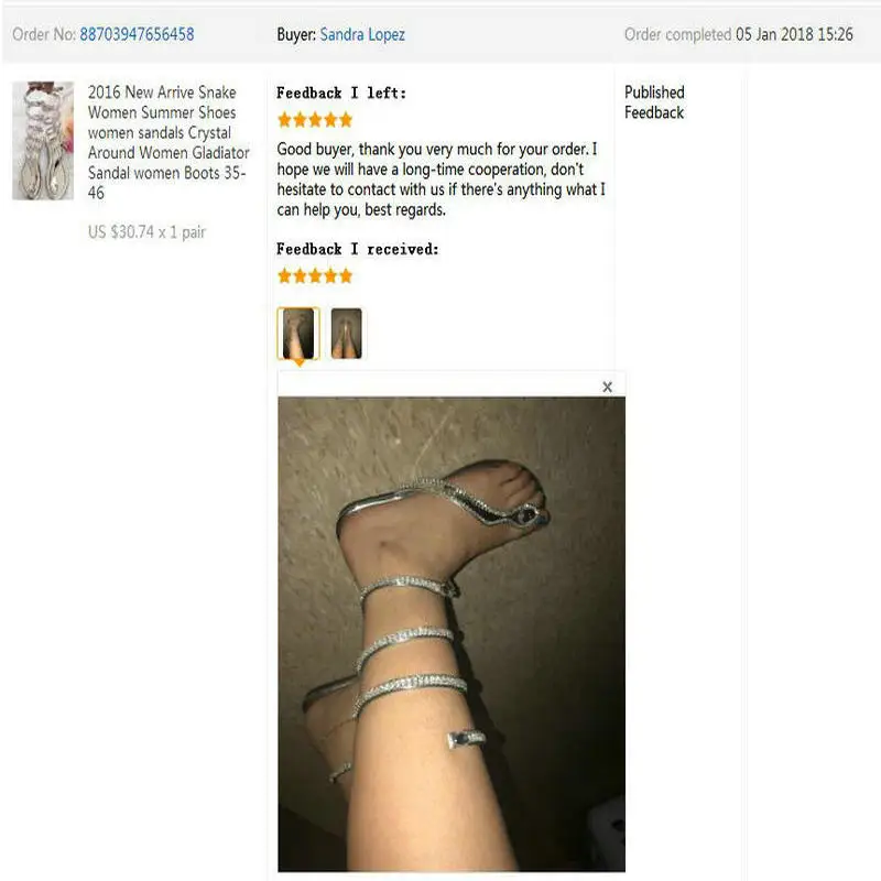 2016 новое поступление женские летние туфли со змеиным узором сандалии гладиаторы