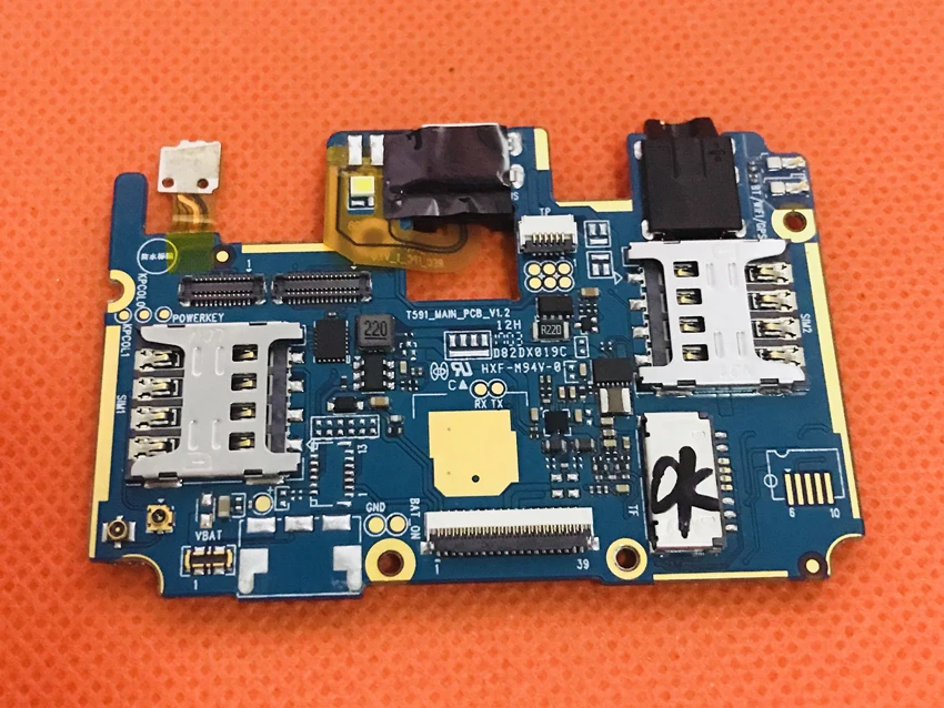 Б/у оригинальная материнская плата 1 ГБ ОЗУ + 16 Гб ПЗУ для CUBOT Rainbow 2 MTK6580