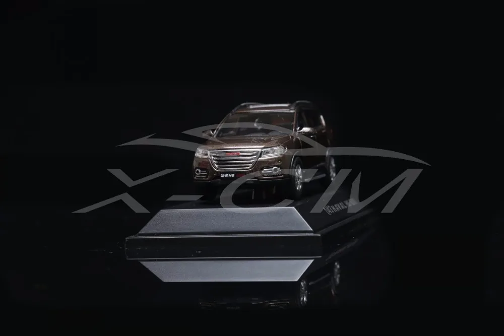 Литая модель автомобиля Great Wall Haval H6 1:43 может оттягиваться (коричневый) + небольшой