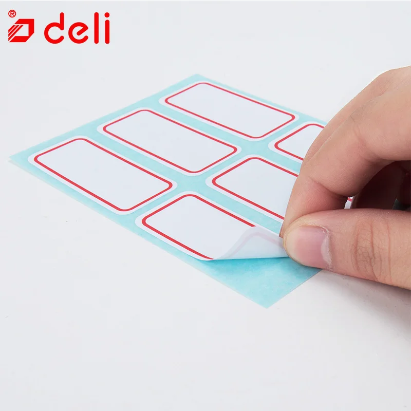 Deli Memo бумага канцелярские самоклеющиеся ярлыки номер этикетки Pad Липкие заметки