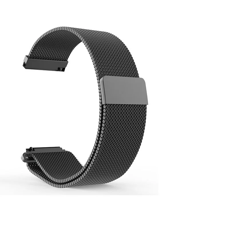Металлический ремешок для Xiaomi Huami Amazfit Pace браслет 22 мм Миланская петля магнитный ремешок для Amazfit Pace Stratos 2 Замена ремня