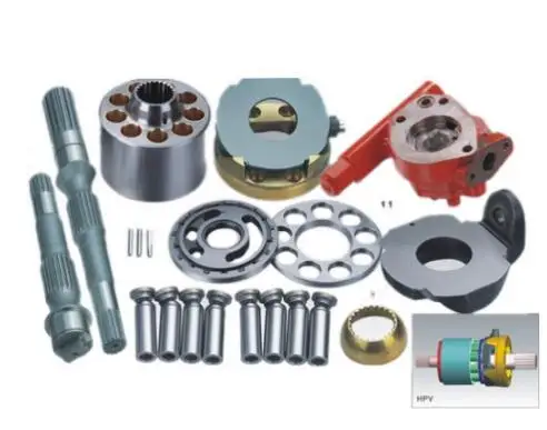 KOMATSU HPV132 PC300-7/400-6 Hydraulic pump spare parts Replacement sauer pv42 28 hydraulic pump spare parts replacement