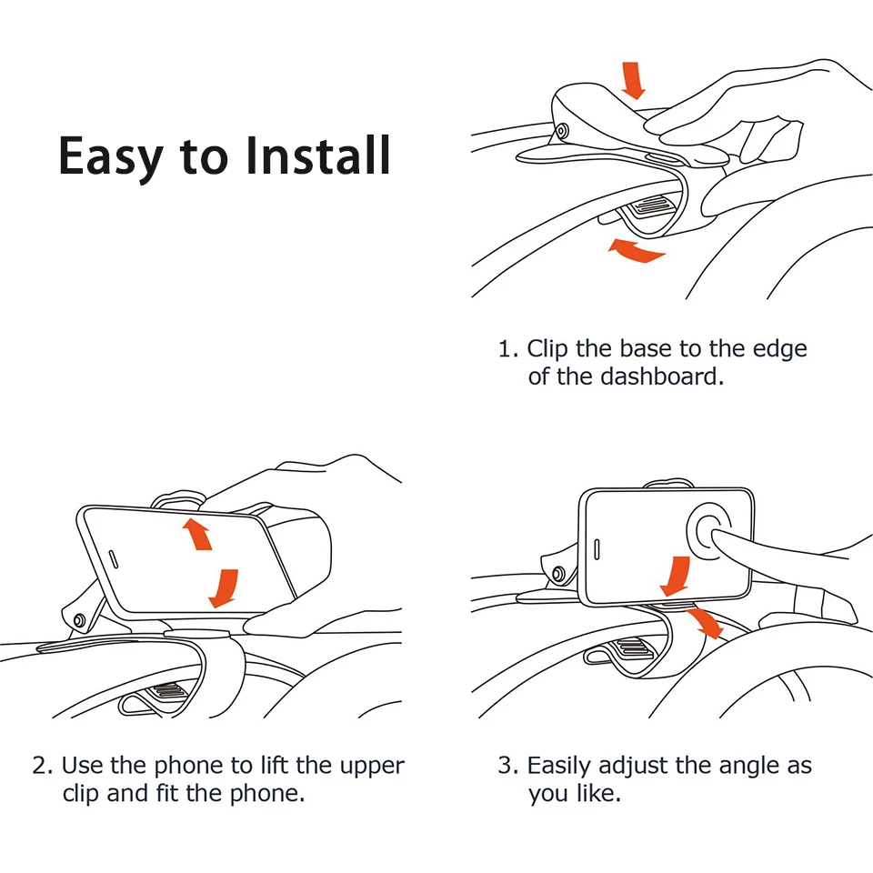 Автомобильный держатель для телефона с GPS навигационной приборной панелью iPhone 7