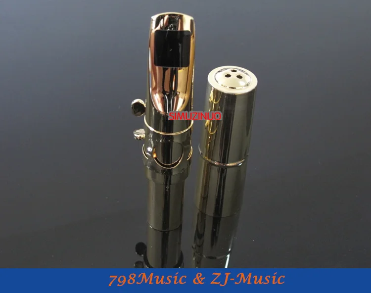 Профессиональный Золотой металлический мундштук баритон саксофон Sax 7 #|baritone
