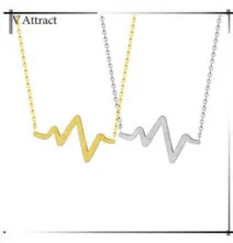 V Attract Wedding Bride Jewelry CZ Zirconite Geometric Pendant Necklace Vintage Simple LOVE Long Bar Choker Necklace