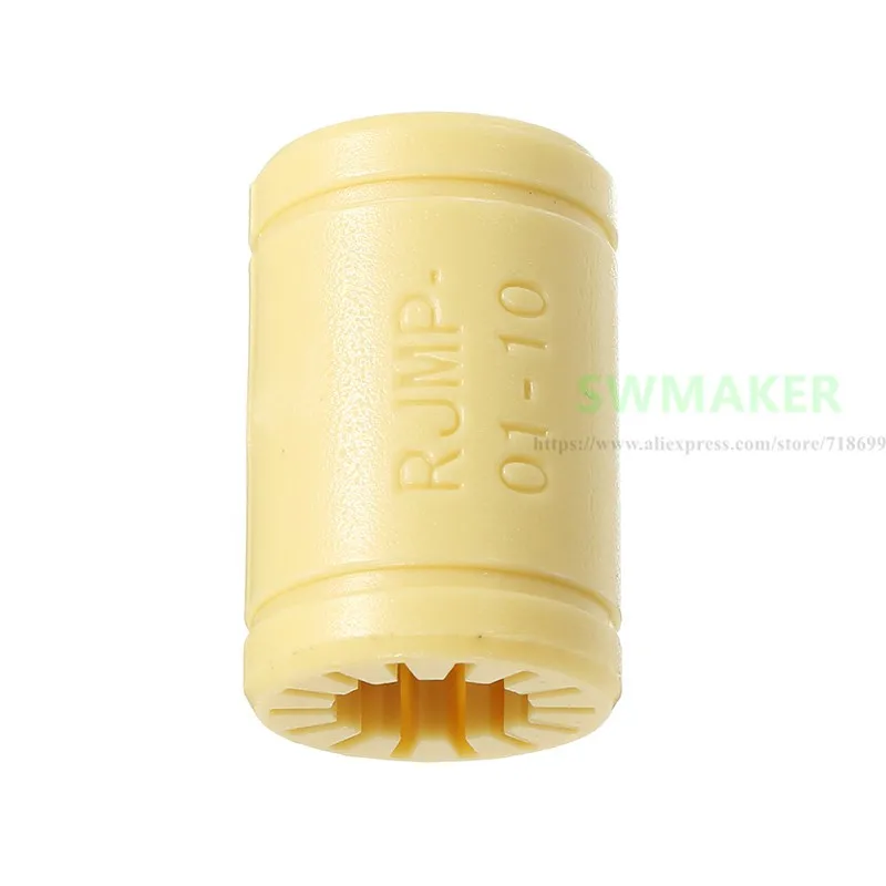 1pcs LM10UU Solid Polymer Linear Bearing RJMP-01-10 10x19x29mm For 3D Printer CNC Tool Mechanical Hardware Durable | Компьютеры и офис