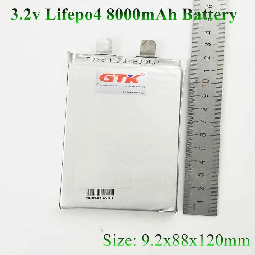 4 шт. фирменные элементы lifepo4 3 2 В 8 Ач в 8000 мАч а не 7 9 10 для упаковки diy power 9288120 12