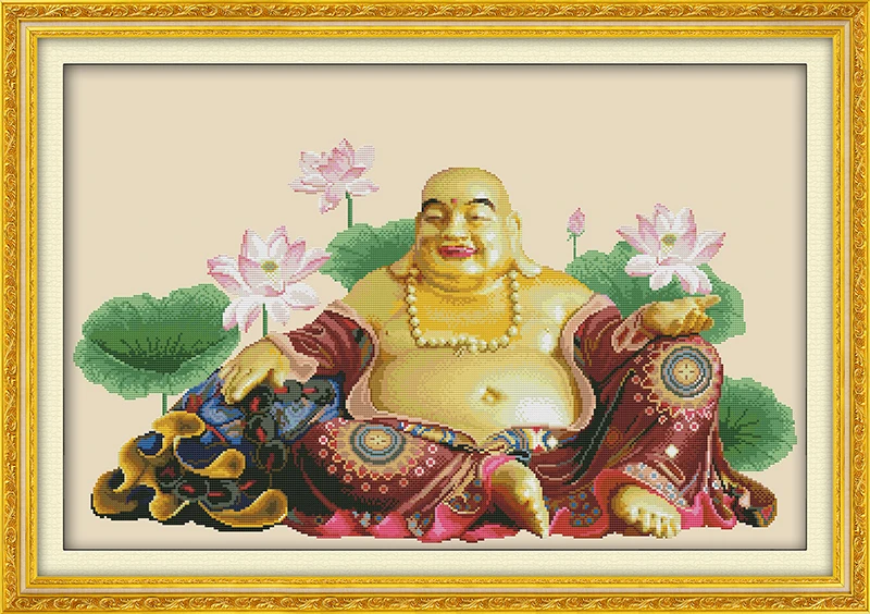 

Maitreya Buddha (3) (harmony приносит богатство издание) набор крестиков людей 18ct 14ct 11ct печать холсты стежков вышивка
