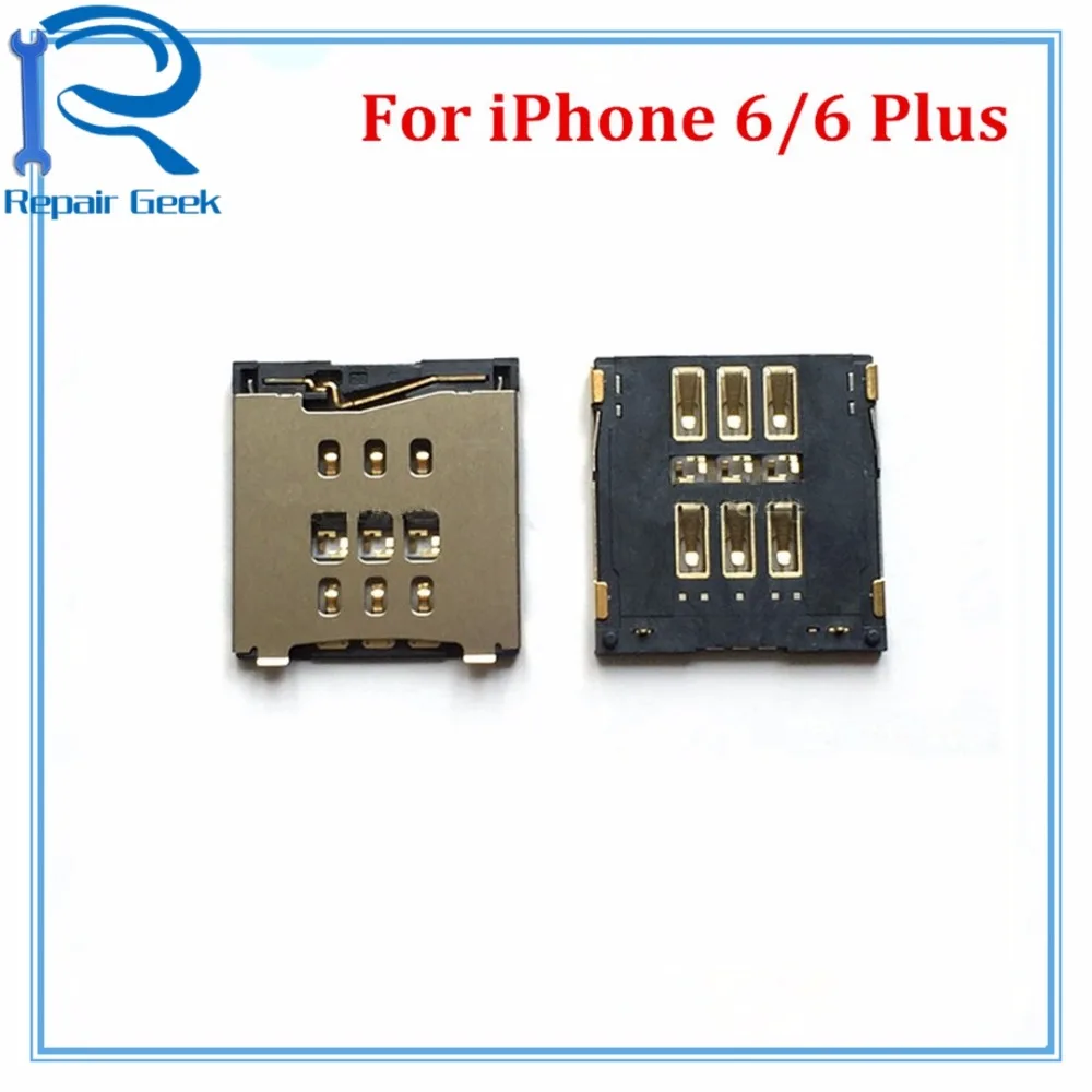 5 шт./лот новый разъем для считывания Sim карт держатель iPhone 6 6G 4 7 дюйма гибкий