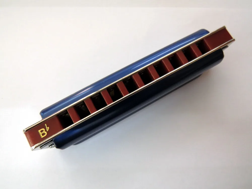 EASTTOP mouth орган T008K Блюз гармоника ключ Bb новый синий цвет для игрока подарок