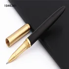 Роскошное Качество 522 черная деревянная деловая офисная Ручка-роллер Новинка, школьная подарочная ручка