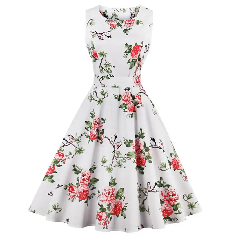 JOYINPARTY 4xl женское платье большого размера Ретро стиль 50 s 60 винтажное рокабилли