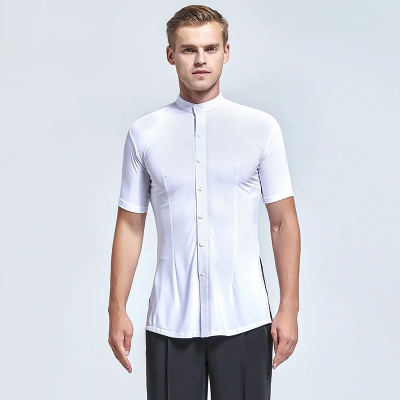 Новинка 2019 профессиональные мужские топы для бальных танцев латинских ча Румба
