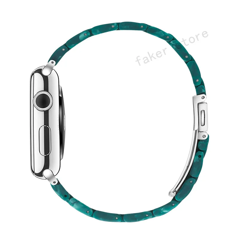 Ремешок из смолы для apple watch series 4/2/1 44 40 42 мм 38 iwatch браслет наручный ремень
